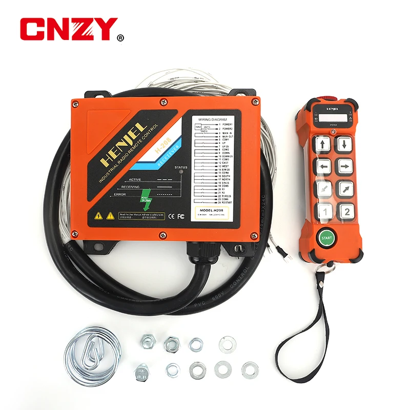 Подвесной беспроводной пульт дистанционного управления H208 с одной кнопкой, двухскоростной промышленный аварийный пульт дистанционного управления с аварийной цепью