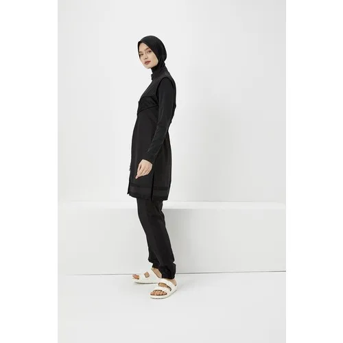 

Jowl Game Fishnet Detail Hijab Modern Swimwear Islamic Kurallar