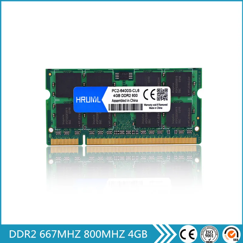 HRUIYL DDR2 667 МГц 800 МГц 4 Гб памяти для ноутбука