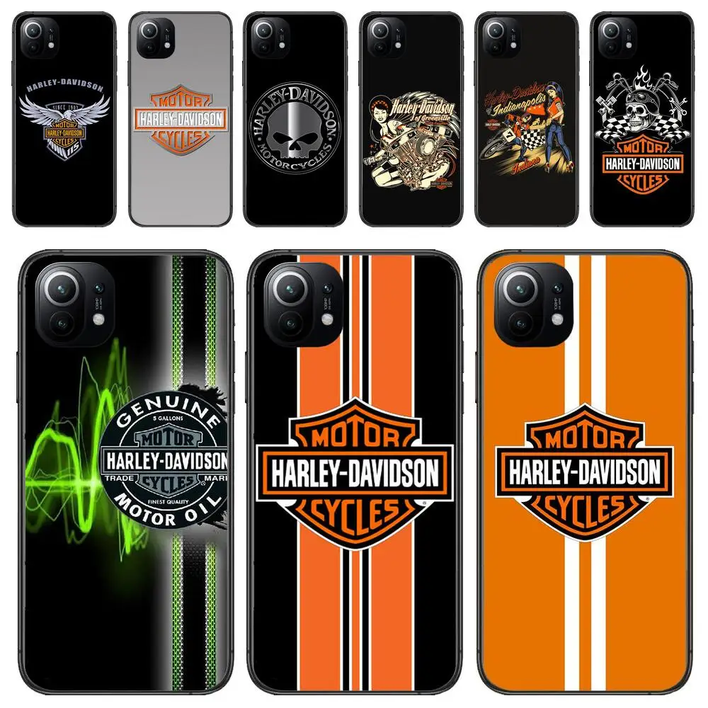 Motorcycle Harleys Davidsons Phone Case For Xiaomi 13 12 11T 9 11 10C 9T 8 9SE 11i Lite Ultra Note10 Poco F3 M4 M3 Pro New Cover