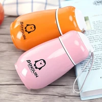 portable creative 300ml vacuum flask outdoor thermal cup penguin coffee sports stainless steel water bottle mug children cups