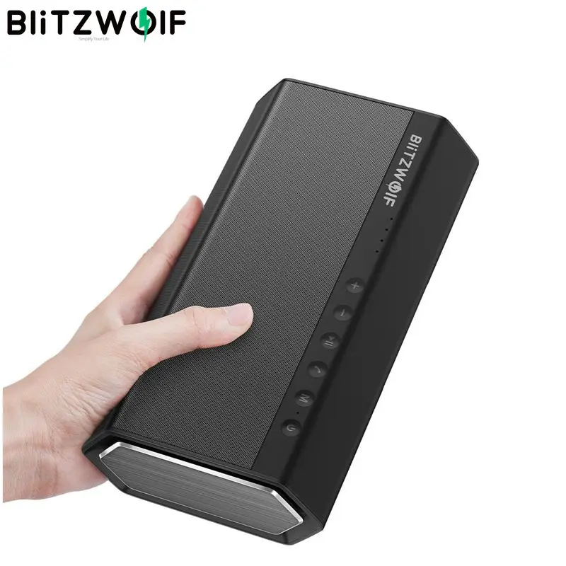 

Bluetooth-Колонка BlitzWolf, 100 Вт, 5000 мАч, два диафрагмы