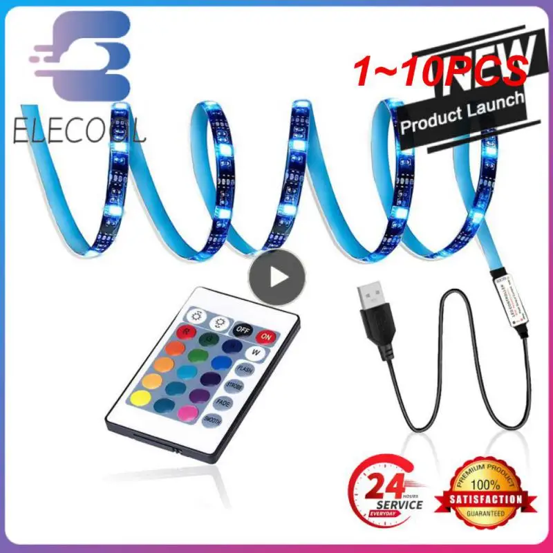 

1~10PCS 5050 RGB Led Strip Lights 1M-30M 5V USB led strip TV BackLight Room Decoration Led Tape Diode Flexible Ribbon