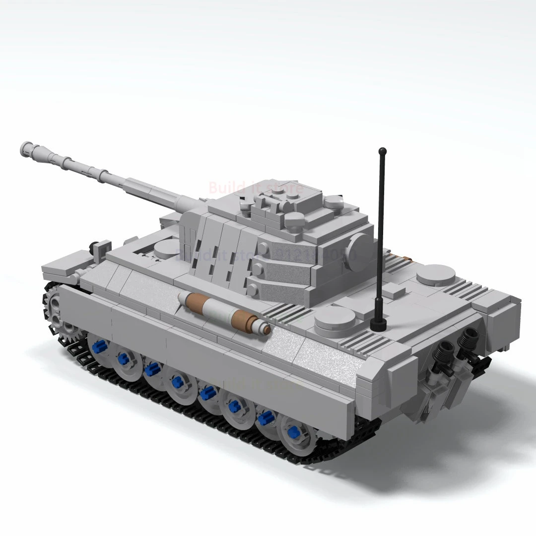 

Конструктор PzKpfw V Panther v2, 2 мировая война, Военная серия, игрушка для солдат, фигурки, оружие, кирпичи, детский подарок на день рождения, 676 шт.