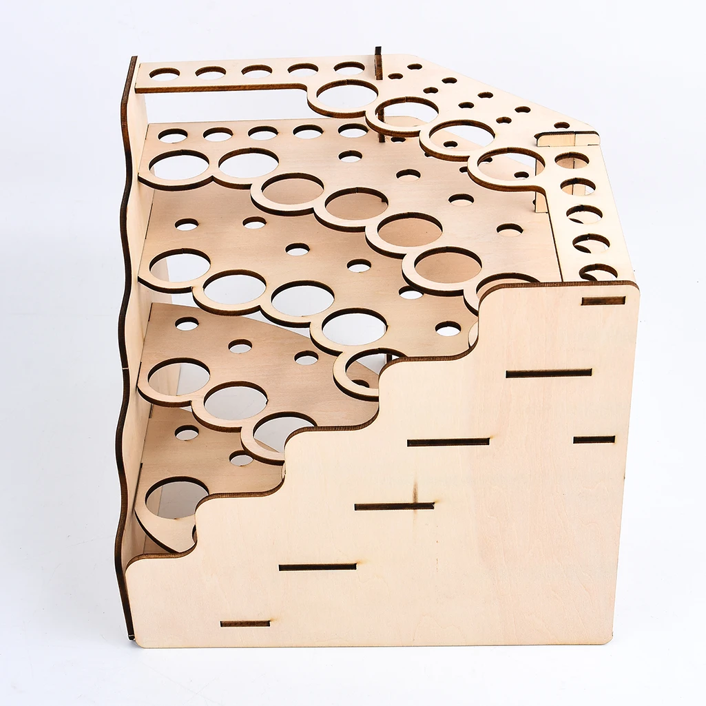 Деревянная стойка для инструментов подставка кистей рисования чернилами