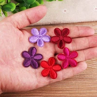 small sun flower patches for ironing on clothes decorative stickers embroidered patterned thermoadhesive appliques for clothing