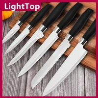 6pcs of kitchen knives stainless steel chef knife sharp japanese knives professional boning knife for kitchen cooking tools