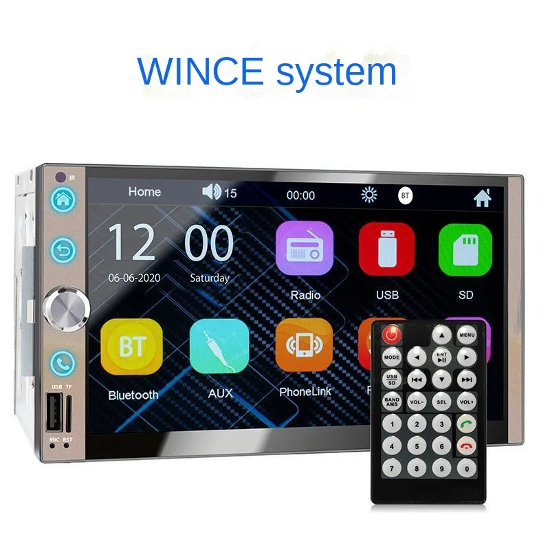 Автомобильный MP5 мультимедийный плеер с OLED-экраном 7 дюймов Android T3 MP3 WMA WAV FLAC APE