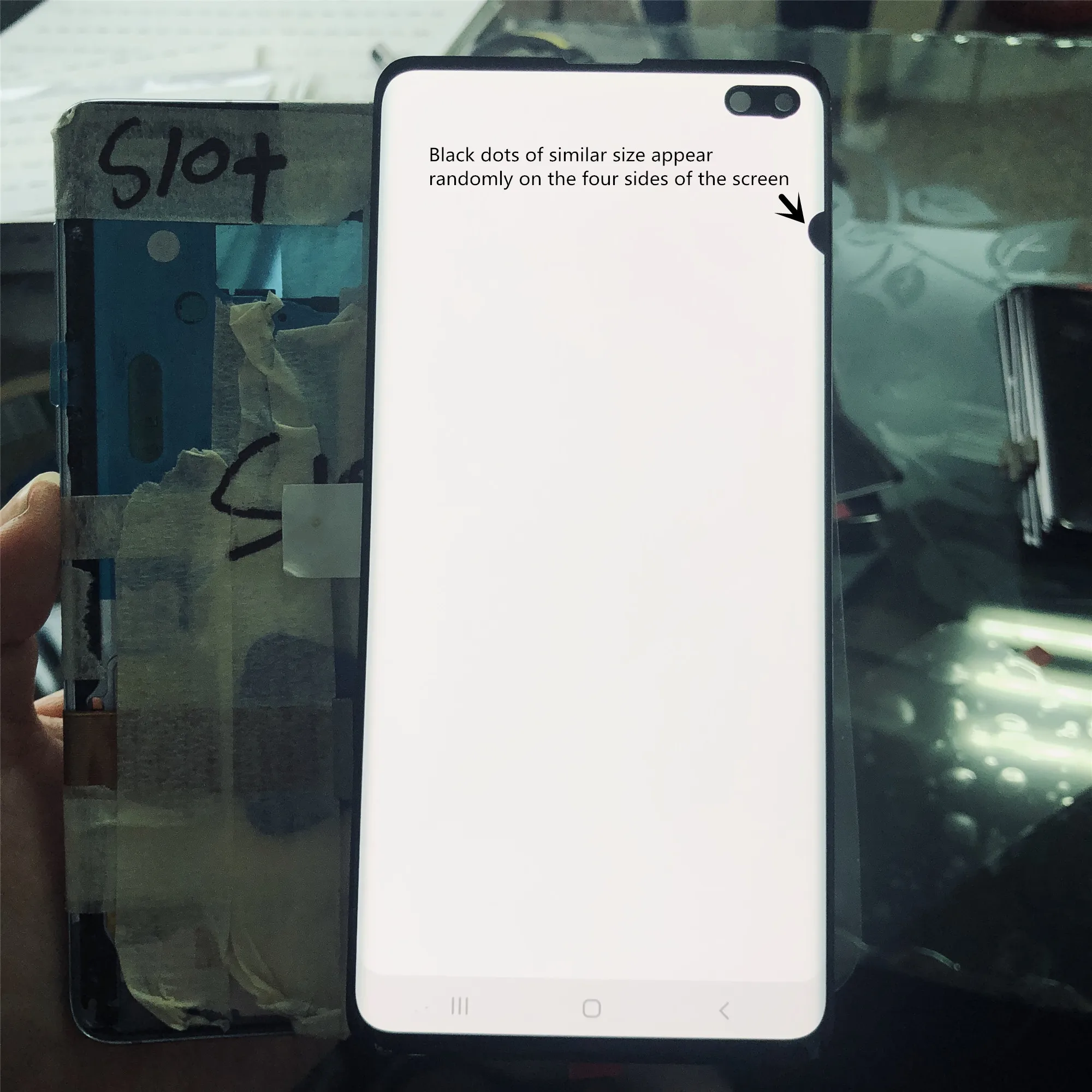 

Original S10plus LCD For SAMSUNG Galaxy S10 PLUS SM-G9750 G975F With frame Dead pixel Display+Touch Screen Digitizer Assembly