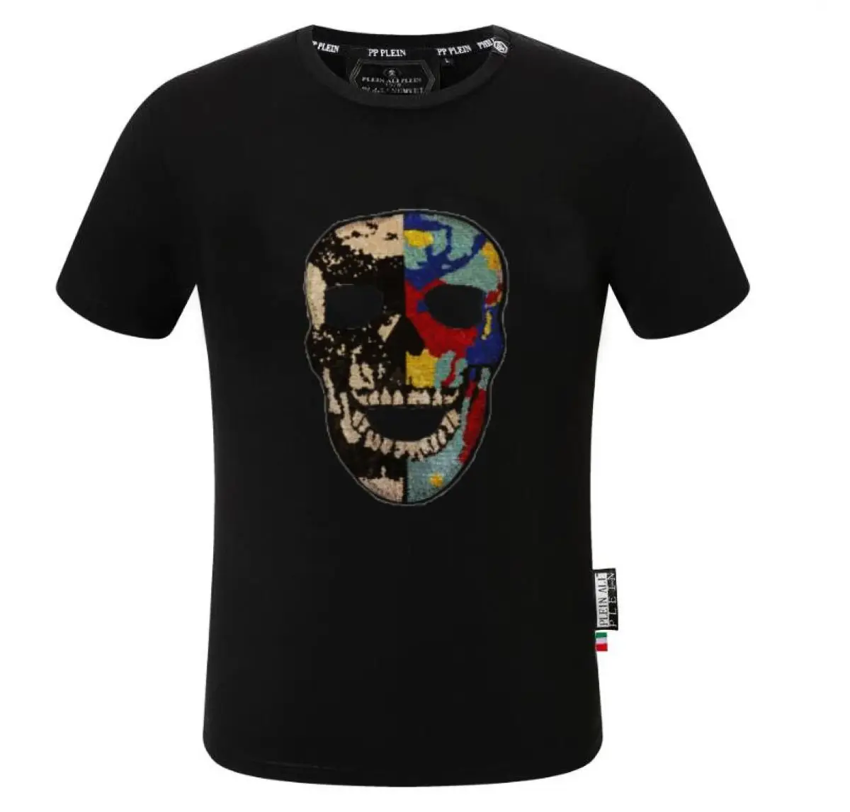 BORUNKE футболка мужская хлопковая черная