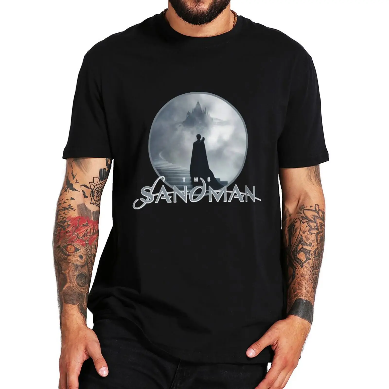 

Vintage The Sandman T Shirt 2022 Fantasy Drama TV Series Fans Short Sleeve EU Size Cotton Unisex Casual Soft T-shirts Oversized