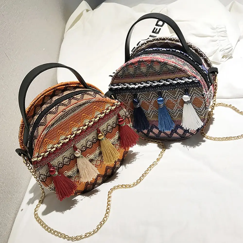 

Polyester Ladies Crossbody Bag Apparel Accessories Bohemian Style Crossbody Bag Fashion Shoulder Bag Women Straw Bag