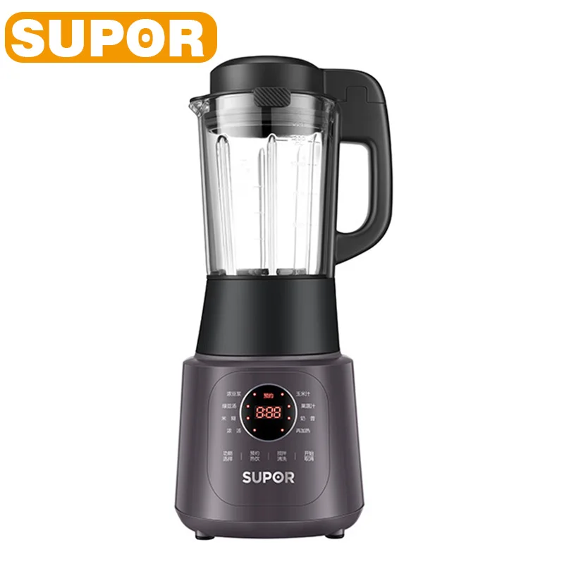 SUPOR Food Blender Multifunction 1200ML Mixer Free Filter Soymilk Machine 8 Gear Adjustment Stainless Steel Grinding Maker SP529