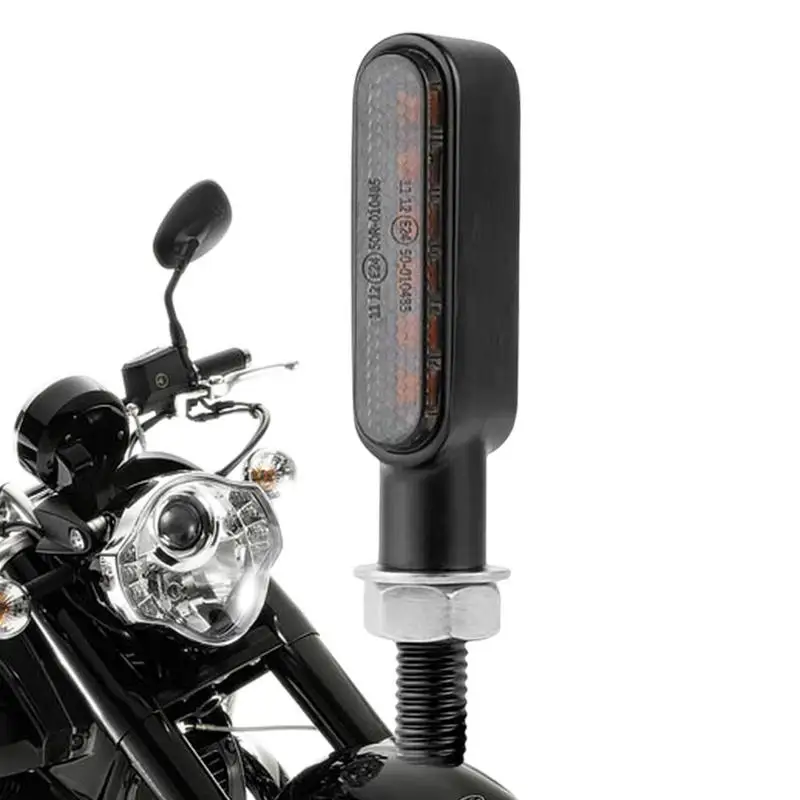 

LED Motorcycle Turn Signals Lights 1200LM High Brightness Indicator Blinker Rear Lights Lamp 12V 12 LEDs Bulbs Amber Lamp