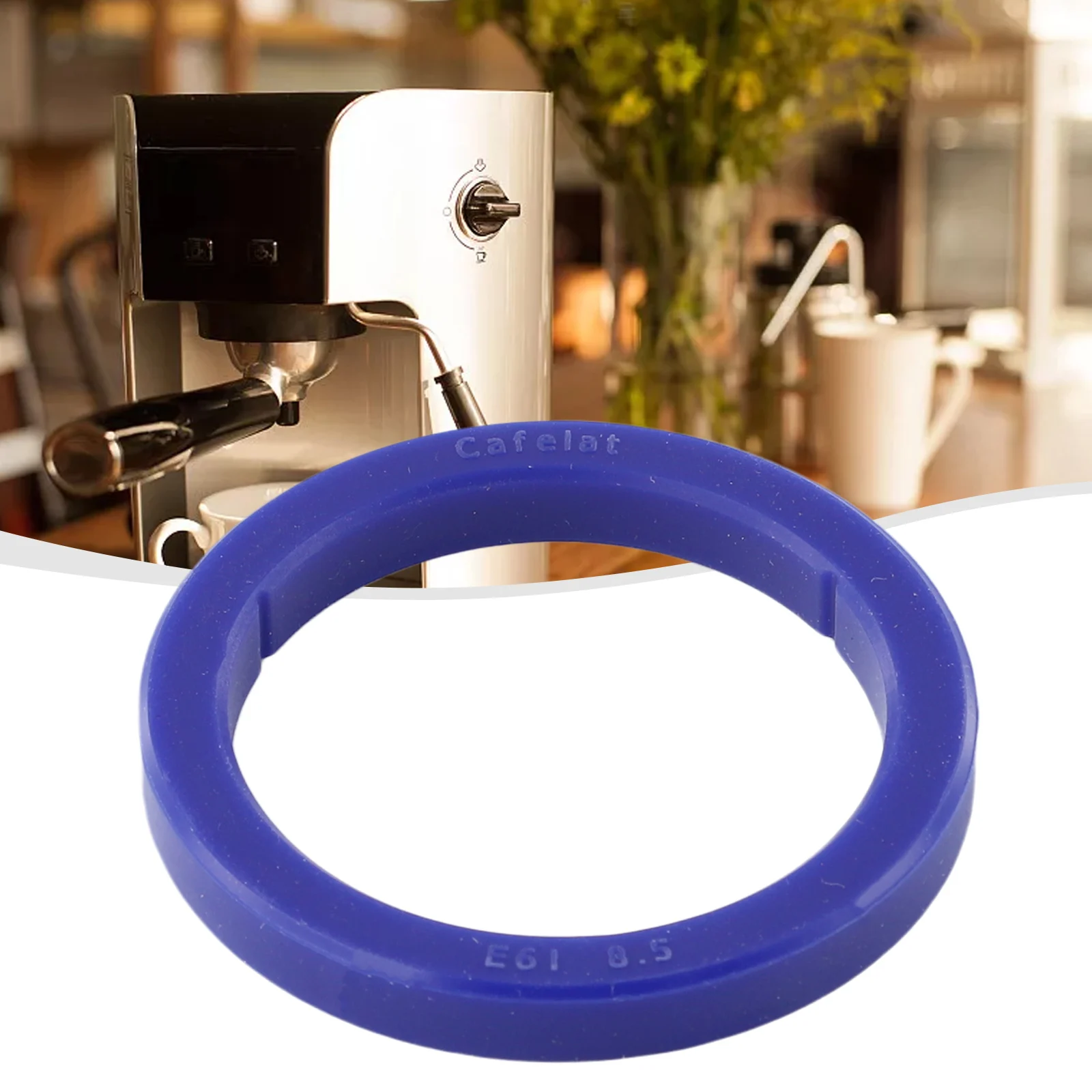 

Gasket Seal Silicone Ring Gasket Kitchen Tools Espresso Coffee Machine For Cafelat E61 Portafilter Handle 18g 8.5mm Blue