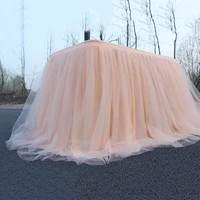 100x75cm multi colors table cloth wedding party table skirt home textile table cover for birthday banquet tutu tulle tablecloth