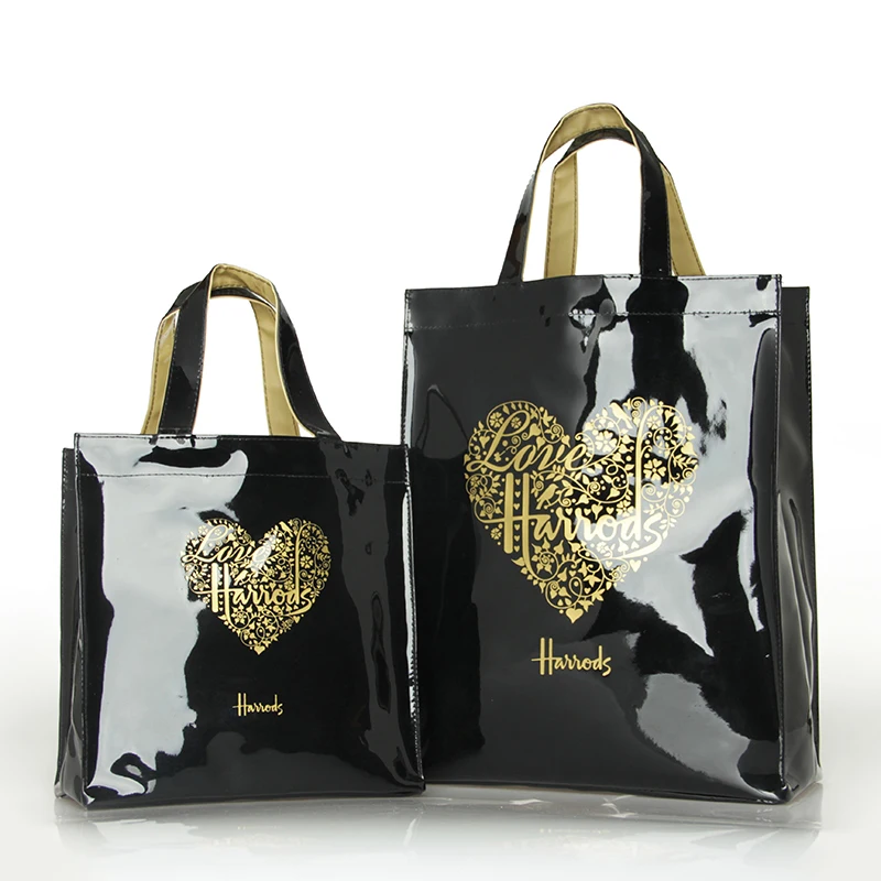

Eco Friendly London Shopper Bag Large Capacity Waterproof Handbag Shoulder Bag Fashion PVC Reusable Shopping Bag Women's Bag