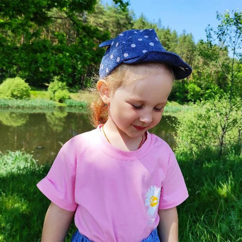 Детская шапка летняя с принтом для мальчиков детская шапочка реквизит