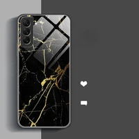 luxury marble tempered glass case for samsung galaxy a53 a52 a52s a33 a32 a22 a13 5g a12 a50 a51 a70 a71 a72 a21s a03 a01 cover
