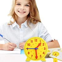 learning clock for kids student learning clocks teaching time 1224 hours geared clock teaching clock for classroom