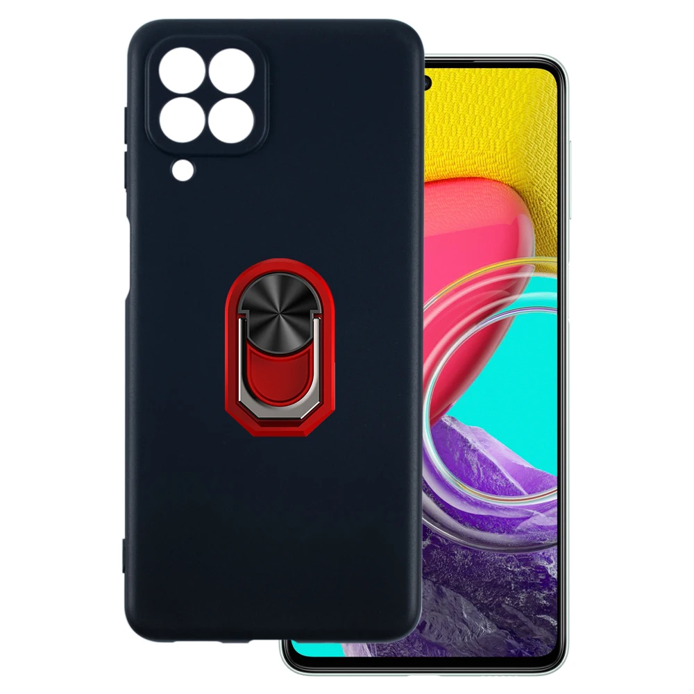 Роскошный ударопрочный кольцевой держатель для Samsung Galaxy M53 5G Силиконовый ТПУ