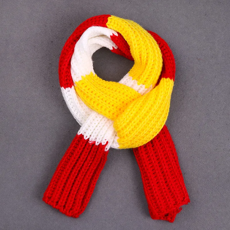 Шарфы детские трикотажные для карнавала зимние теплые