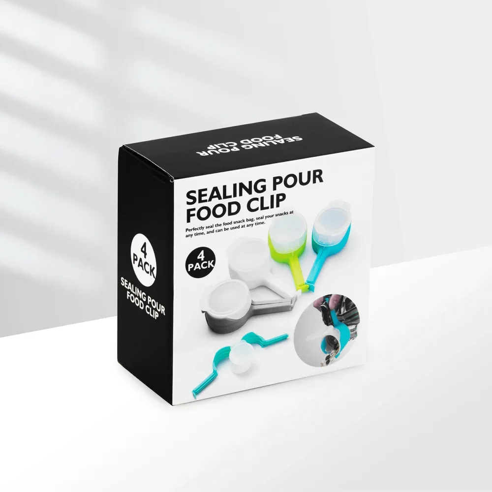 Экологически Чистый Пластиковый Зажим Для Пакетов Закусок И Консервации