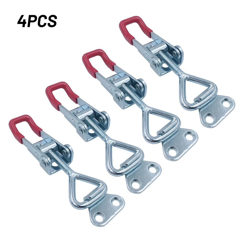 

4Pcs Metal Quick Release Latch Toggle Clamp GH-4001 Clamps Fast Clip Hand Tool Holding For Woodworking Or Circuit Boards