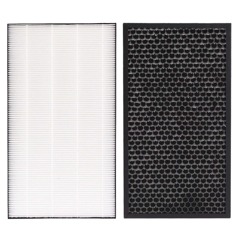 

Air Purifier Replacement Deodorizing Filter FZ-D50DF (1 Piece) And Dust Collecting Filter HEPA Filter FZ-D50HF (1 Piece) Compati