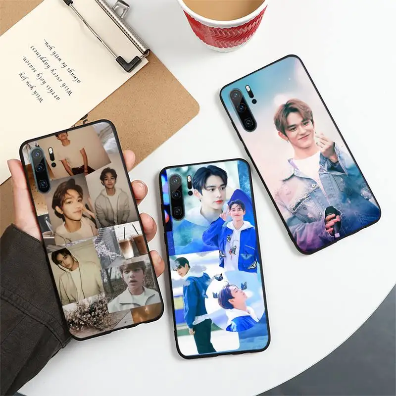 

Kpop NCT Lucas singer Phone Case For Huawei honor Mate 10 20 30 40 i 9 8 pro x Lite P smart 2019 Y5 2018 nova 5t