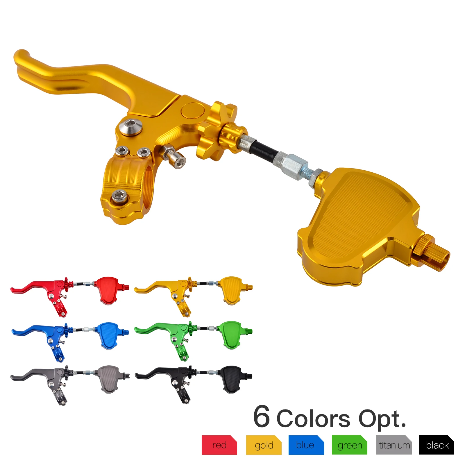 Короткий рычаг сцепления тормоза CNC легкая кабельная система для Suzuki RMZ250/450 DRZ400S/SM