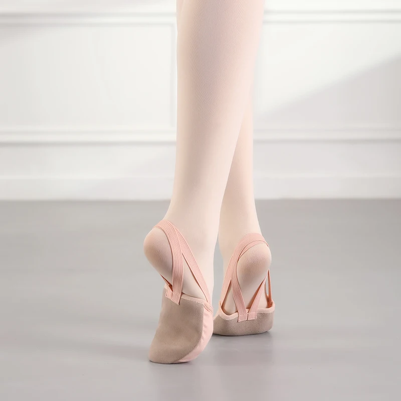 Женская Танцевальная Обувь Мягкая Балетная На Плоском Каблуке