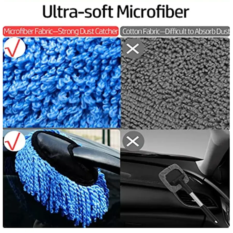 Мини-автомобильное Полотенце Для Удаления Пыли Щетка С Мягкой Щетиной Небольшой