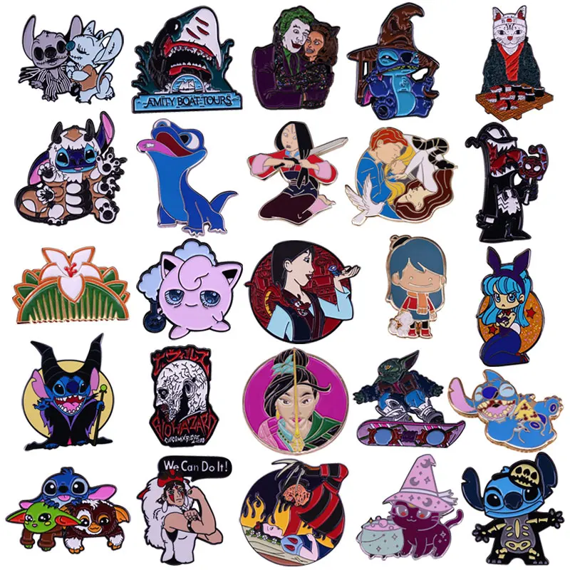 

Эмалированная брошь в виде милых животных, кошек, лацканов, рюкзаков, джинсов