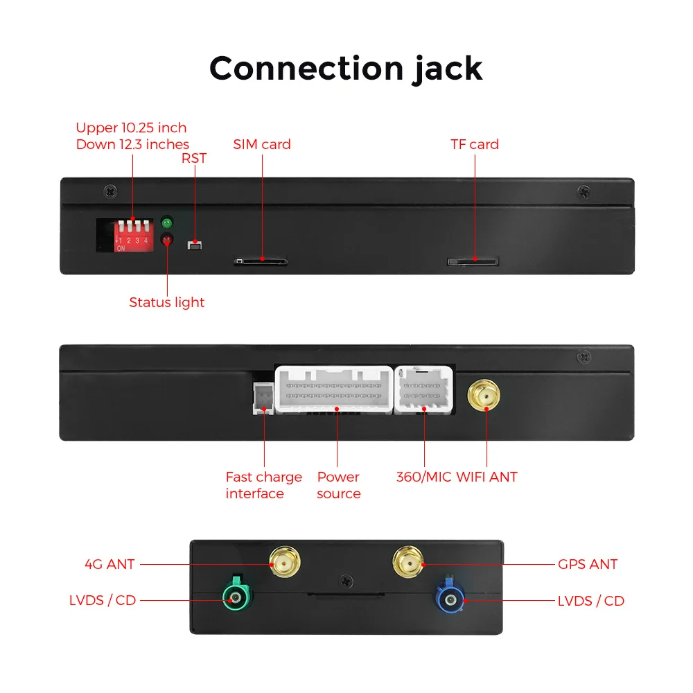 Androia AI BOX для Mercedes Benz 2020-2023 NTG6.0 Android декодирующая коробка до 8 + 128G ядер