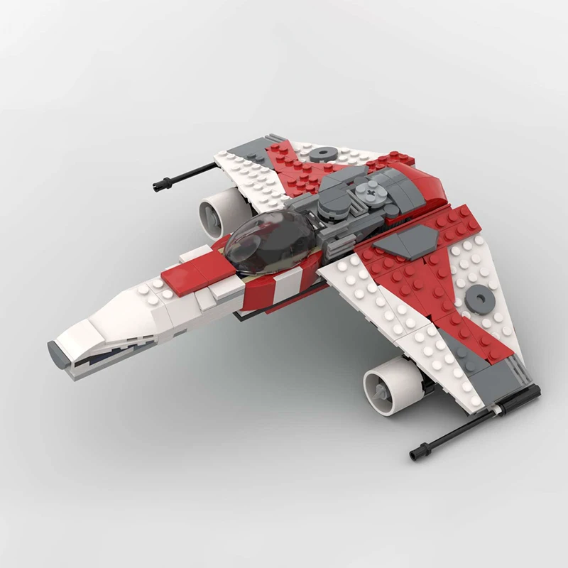 246 шт. Moc E-Wing Starfighter-Alternate Build 75388 Bob's Starfighter строительные блоки креативная сборка