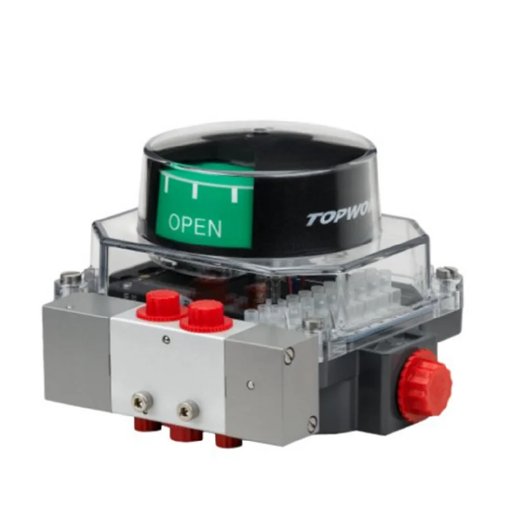 Китайский клапан-бабочка с пневматическим приводом Emerson TopWorx TVF концевой