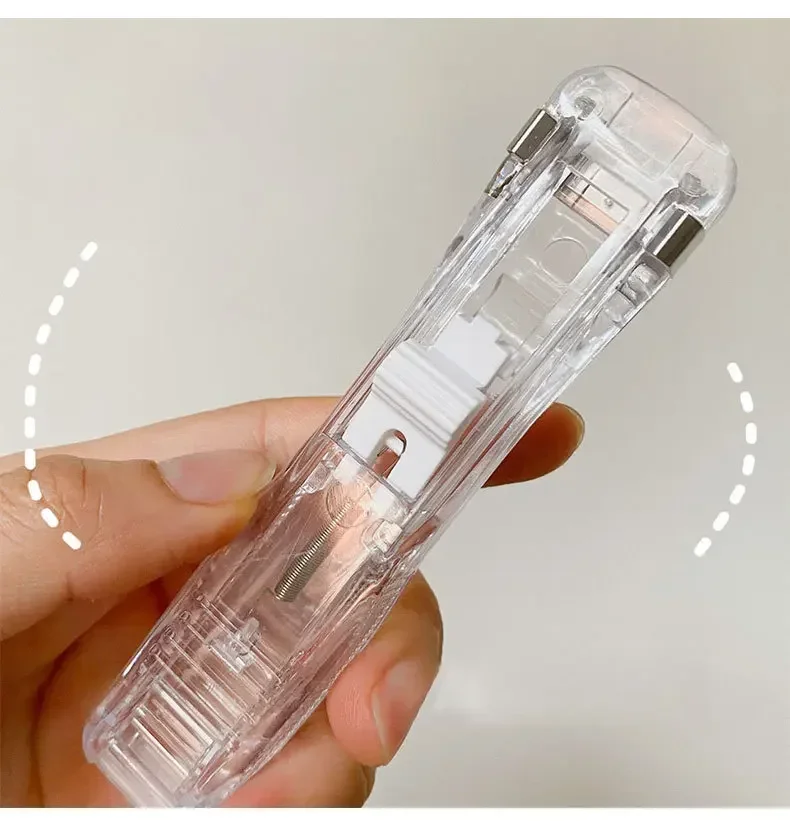 

Нажимной зажим степлер с набором зажимов