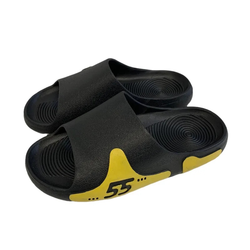 

N75Men's Slippers Men's Sandals New Slippers Men's Summer Fashion Trend Non Slip Ultra Light Sports Slippers One Word Flip-flops