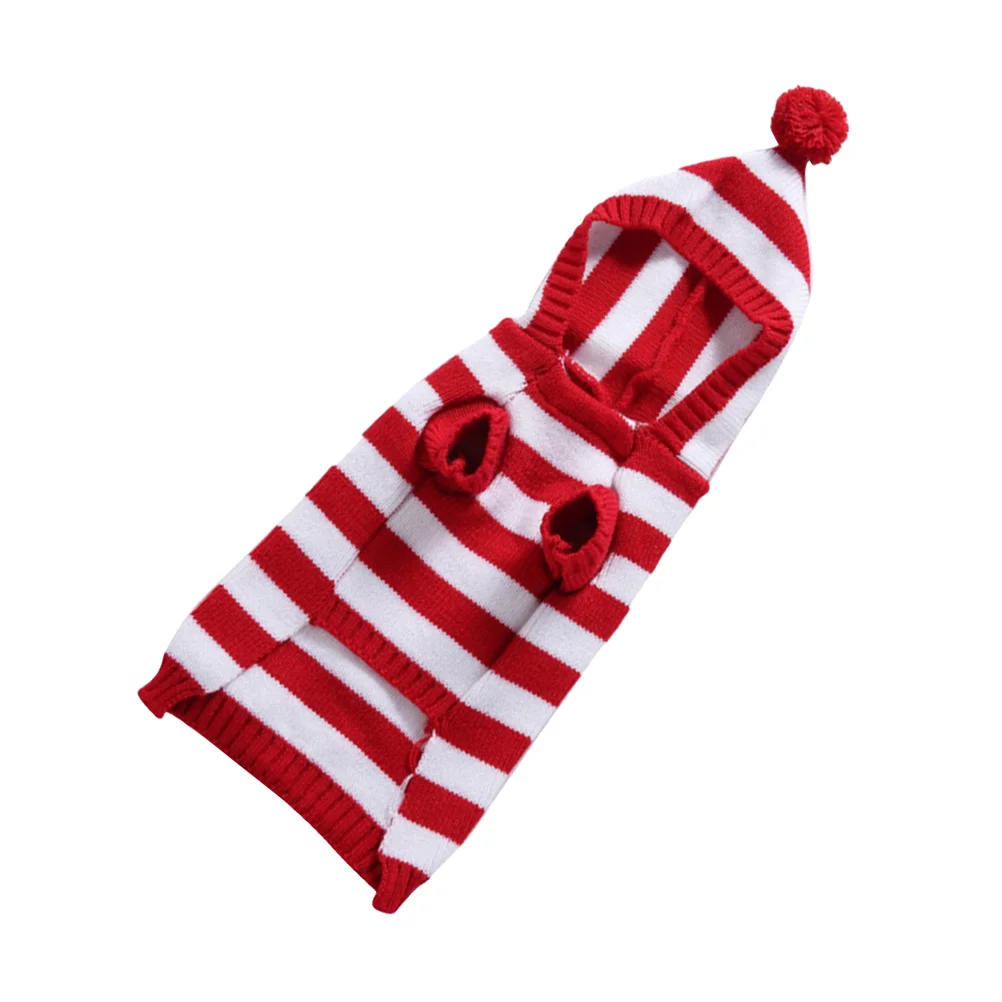 

Pet Dog Garment Christmas Apparel Winter Coat Clothes Knitwear Pullover Puppy Hoodie Flannel Party Clothing Costume Santa Warm