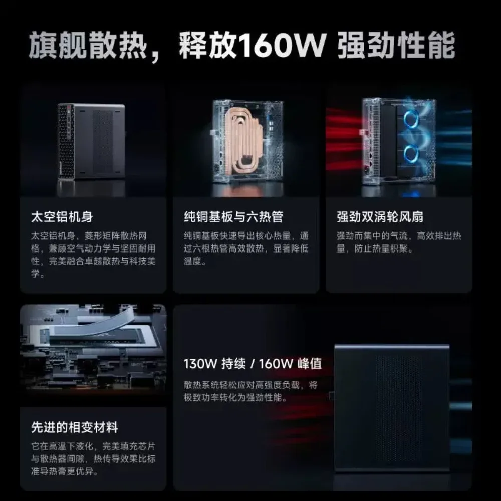 Мини-компьютер Mingfan MS-S1 Ryzen AIMax + 395, высокопроизводительный ИИ-десктоп для игр и офисной работы. (art.: 3920dcaa01ee7) - 3920dcaa01ee7