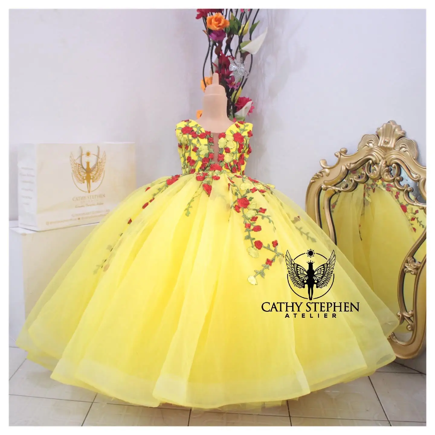 2021 ретро платья принцессы с бусинами и цветами для девочек кружевные свадебные