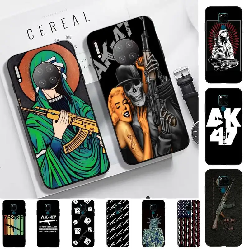 

AK47 Gun Phone Case for Huawei Mate 20 10 9 40 30 lite pro X Nova 2 3i 7se