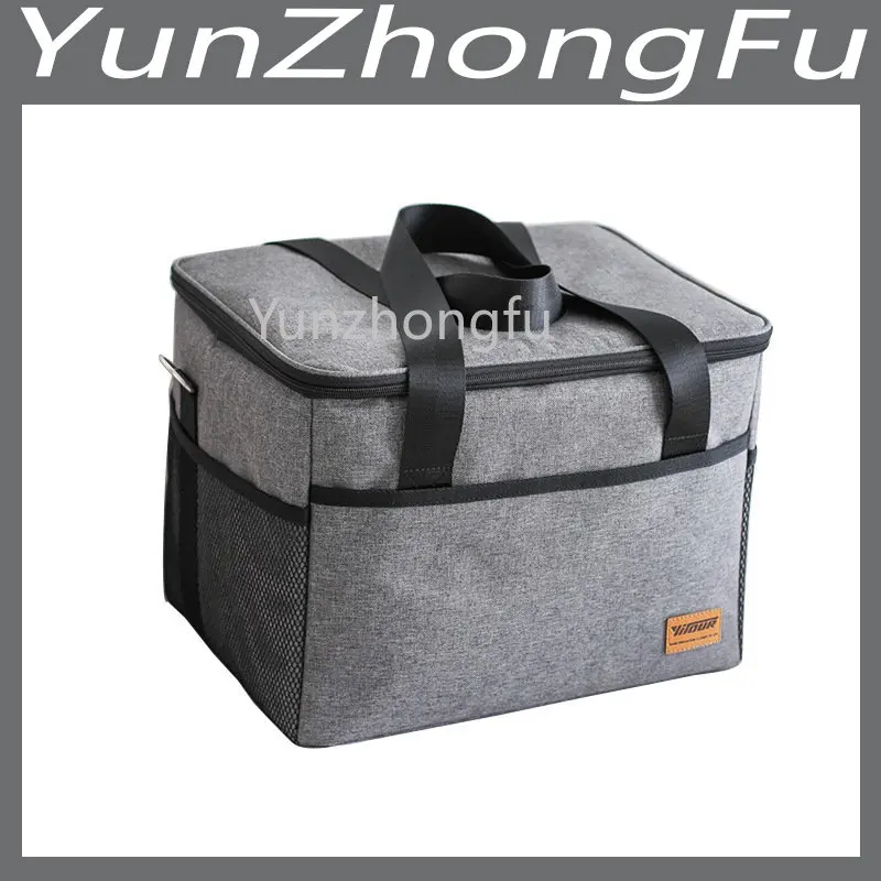 

Водонепроницаемая сумка для пикника, вместительный уличный мешок для льда из толстой алюминиевой фольги, 10 литров, 18 литров, 28 литров, из тка...