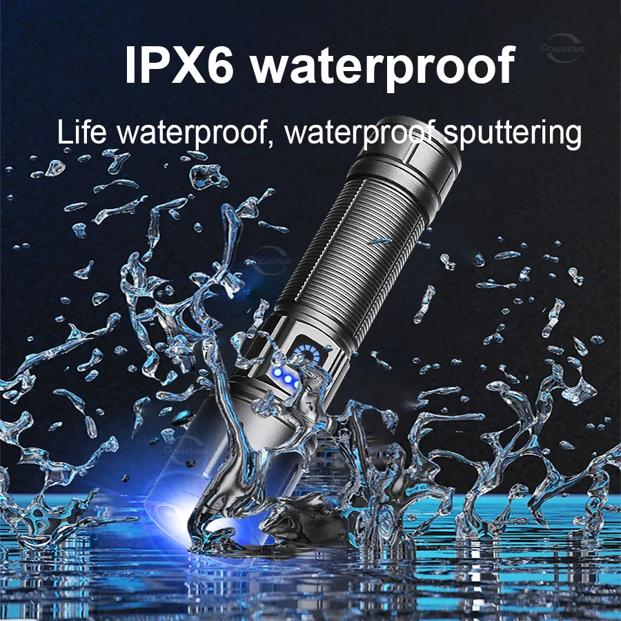 Ультра-мощный Тактический Фонарик С Перезаряжаемой Батареей