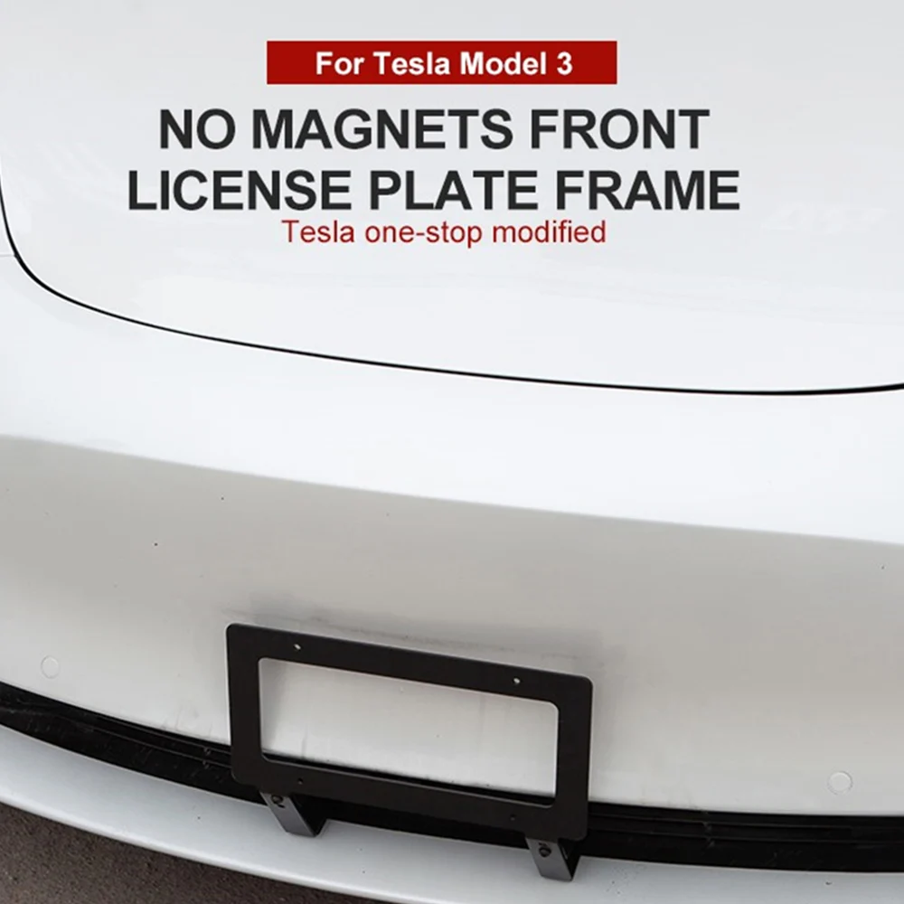 

Универсальная рамка номерного знака для автомобиля американский стандарт Tesla модель 3 Y Three 2022 Американская версия аксессуары для модификац...