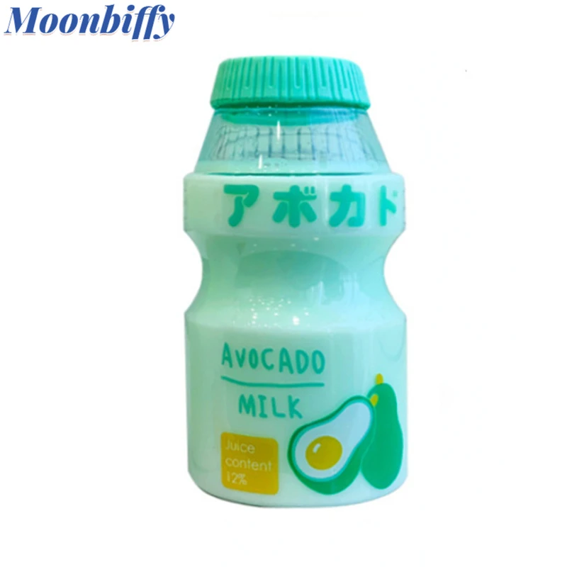 

Пластиковая бутылка для воды объемом 480 мл, туристическая бутылка для питья, симпатичная Милая картонная бутылка yakulт для молока, шейкер, бут...