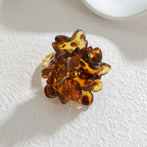 MEYRROYU Винтажное кольцо с леопардом