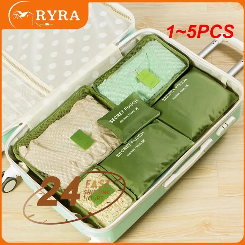 

1~5PCS Suitcase Bag Portable OrganizerTravel Storage Bags Large Capacity Luggage