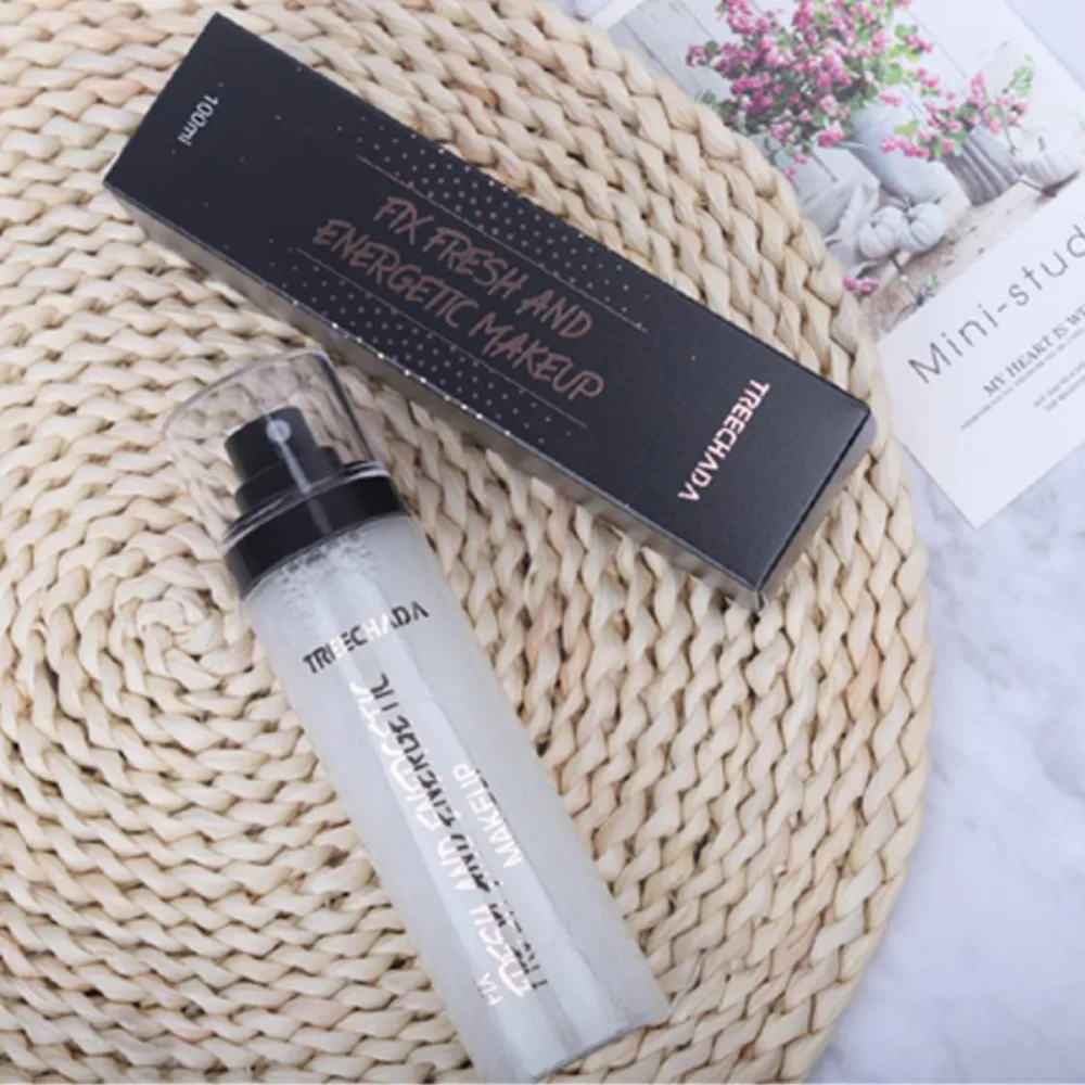 Фиксирующий спрей TREECHADA 100 мл увлажняющий контроль жирности антиразмазывающий